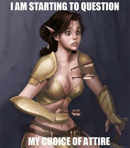 Skimpy Armor Regret Decision Skimpy Armor Regret Decision